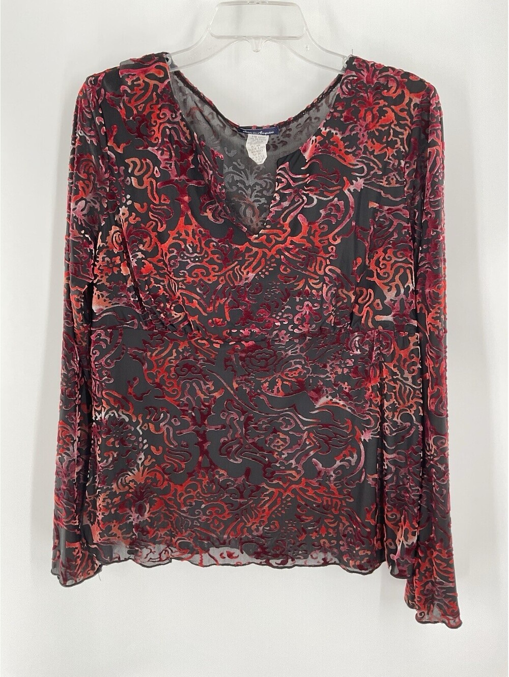 Born In America Women’s Blouse Made In Usa Size Large Multicolor 122